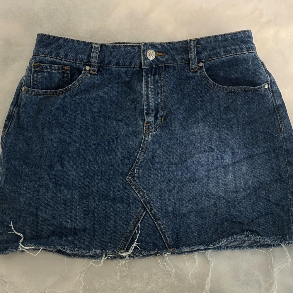 PacSun Dark Blue Mini Skirt